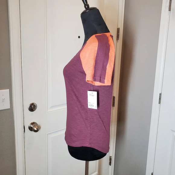 NWT SO Juniors Size Medium Short Sleeve Shirt Plum Prune - Picture 10 of 16